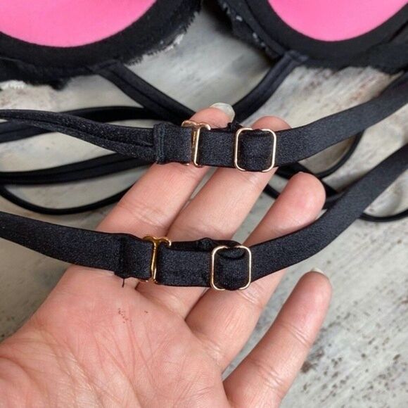 Pink Victoria’s Secret push up bra 32DDD - Picture 3 of 9